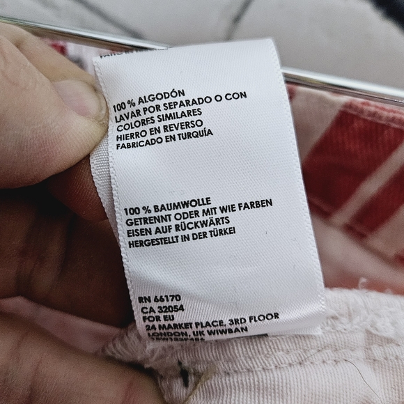 BDG URBAN OUTFITTERS | striped high rise belted wide leg cropped jeans - Picture 8 of 8